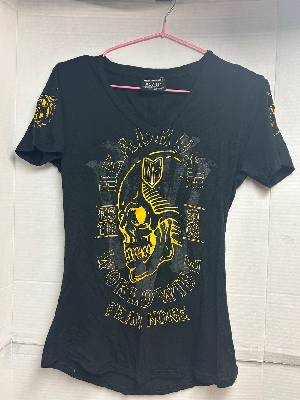 Headrush V-Neck Tee Size XS